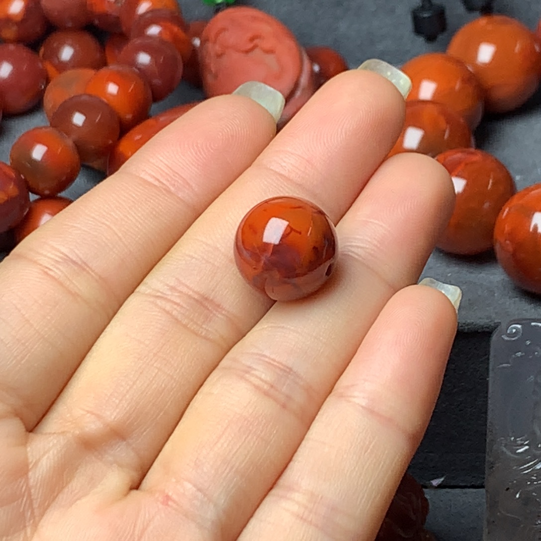 0***4南红玛瑙未镶嵌配饰