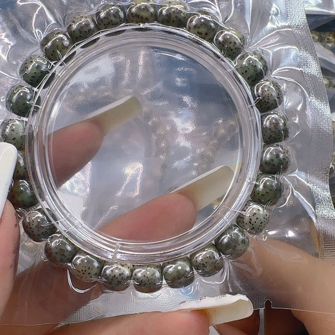 星月菩提手串183入门绿星月菩提98桶单圈