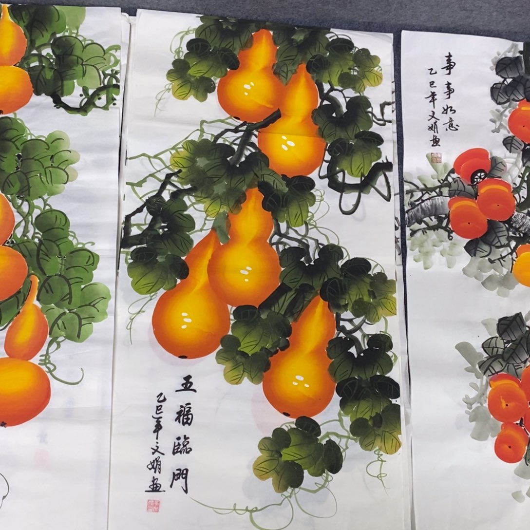 国画尺寸100✖️50三尺手绘画