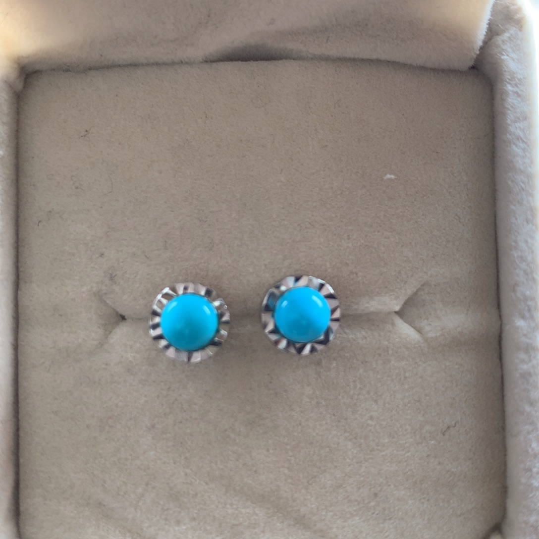 绿松石珠宝奇石银S925镶嵌