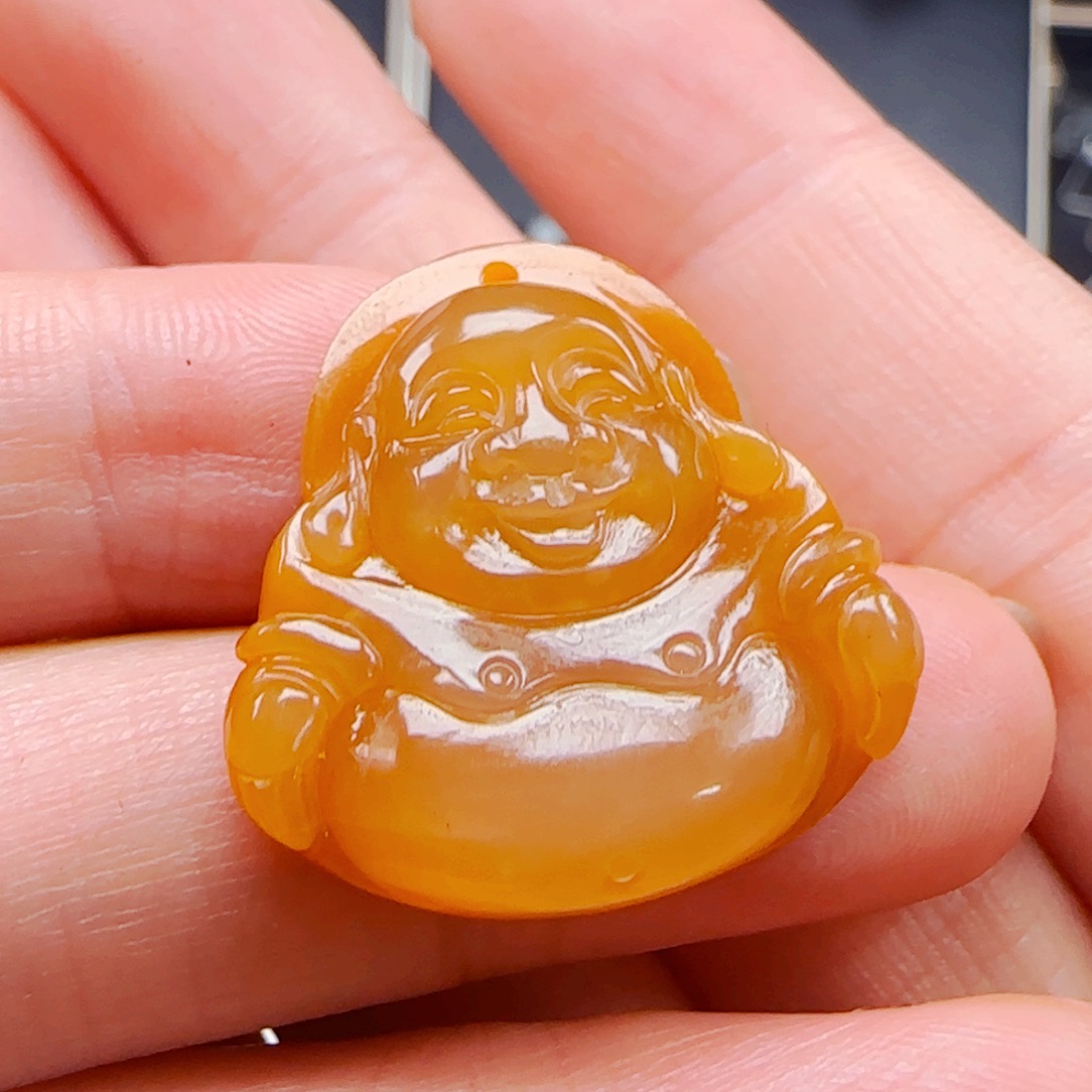 玄***法石英质玉（黄龙玉）未镶嵌1