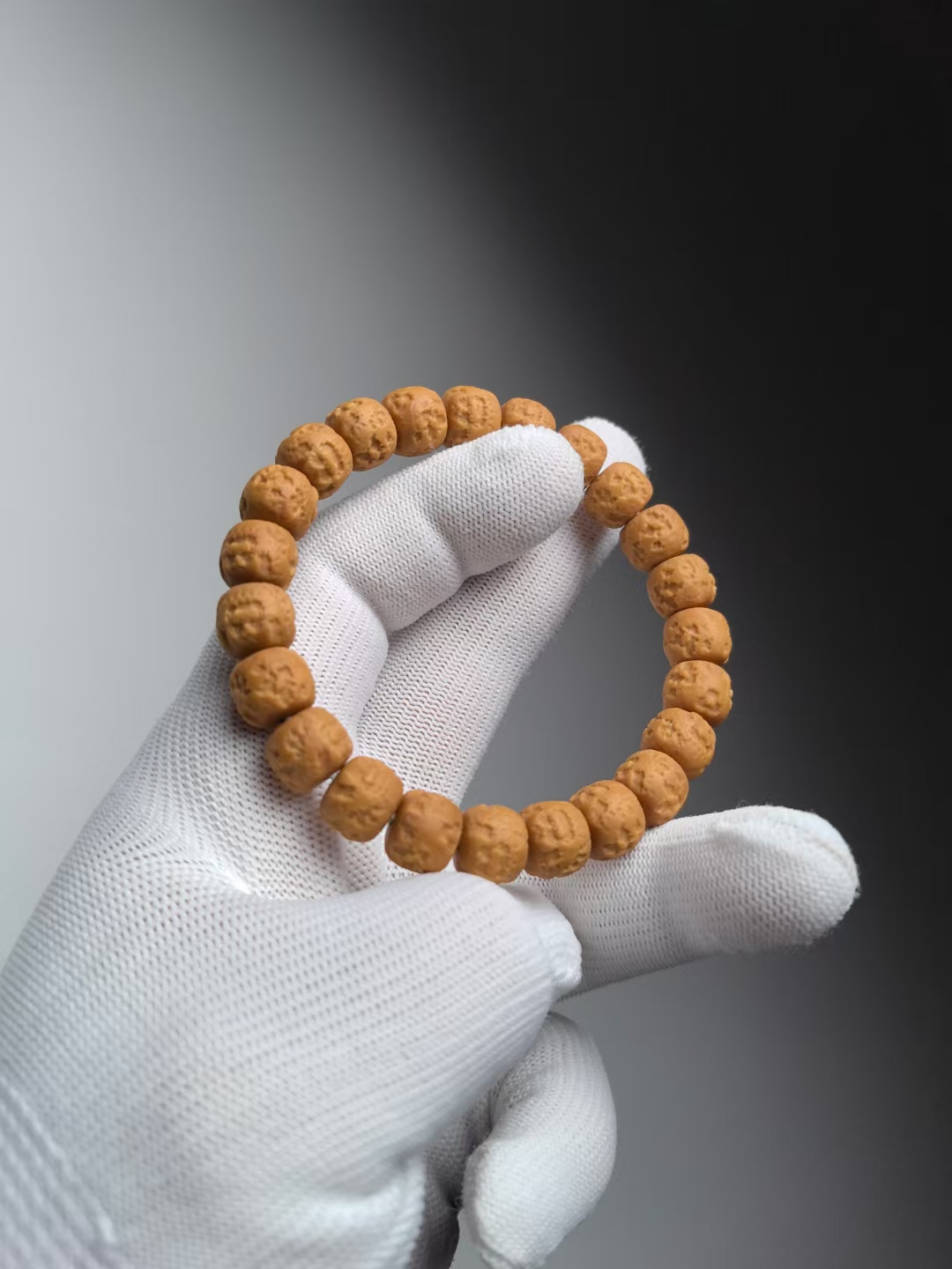 【穷哥们出品】猴头核桃手串，道珠深坑无相