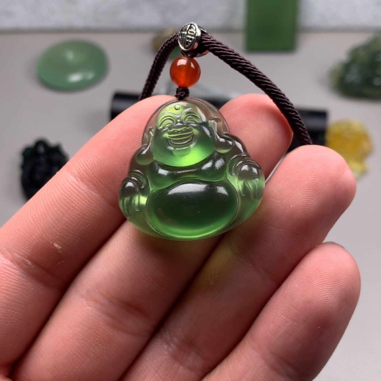 【闪购商品】蛇纹石玉未镶嵌岫玉贝****）