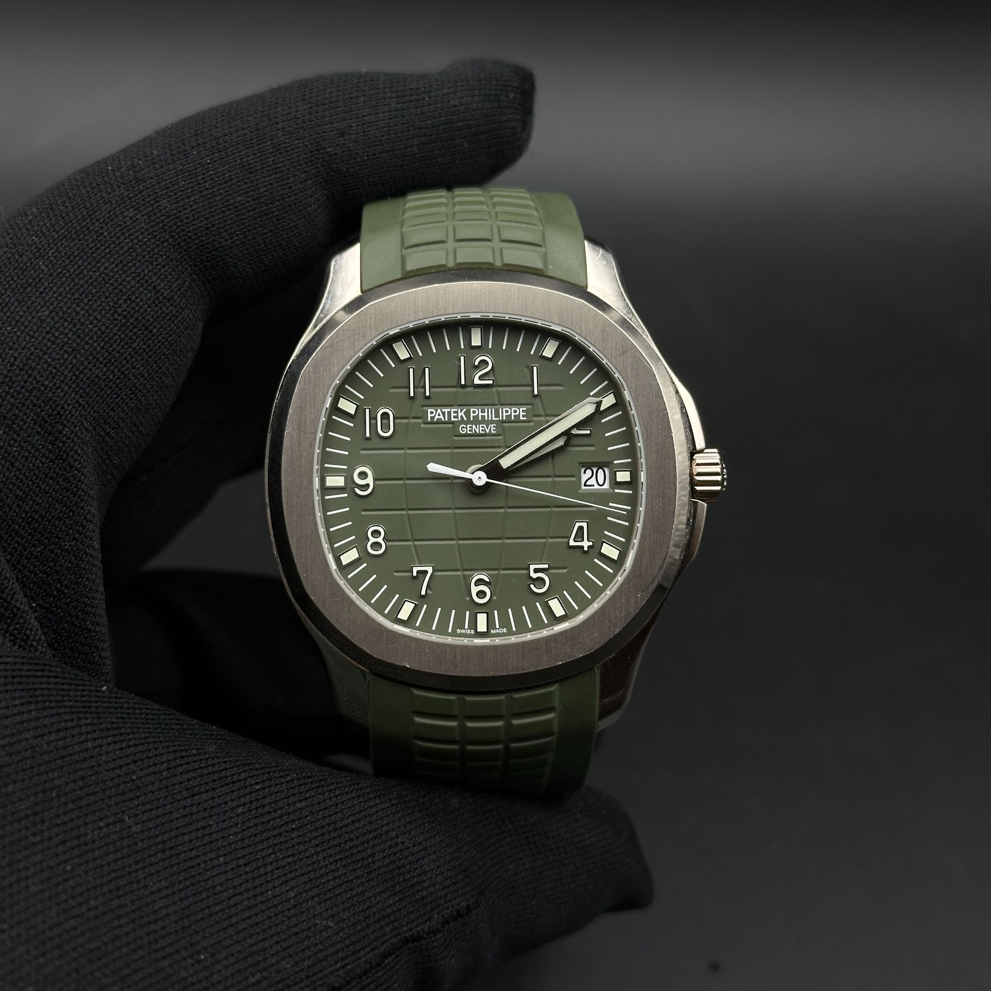 99新 Patek Philippe/百达翡丽 百达翡丽5168G牛油果，22年全套