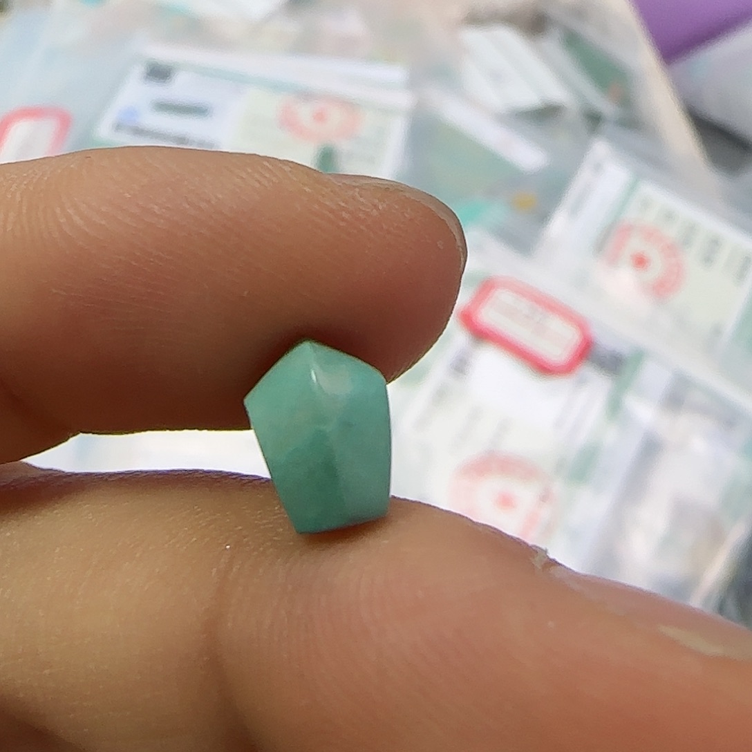 绿松石珠宝半成品银S925镶嵌