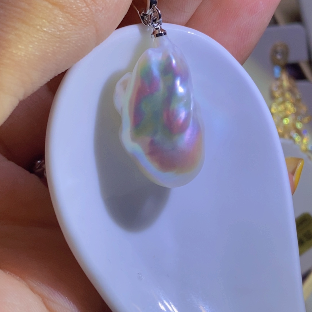 合金淡水珍珠微瑕天然淡水珍珠