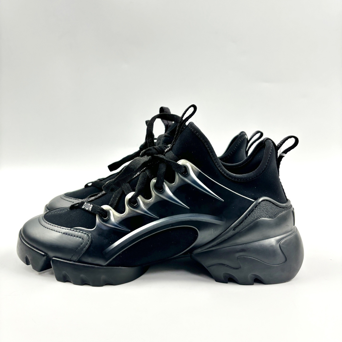 99新 DIOR/迪奥 37.5码 经典黑色老爹鞋lm4319