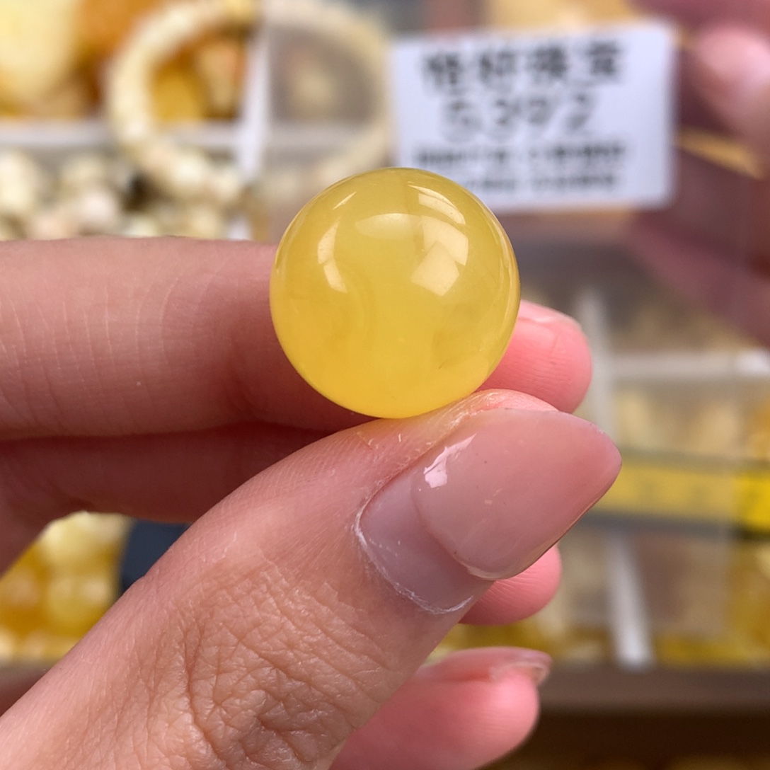 蜜蜡未镶嵌珠宝奇石16.2冰花