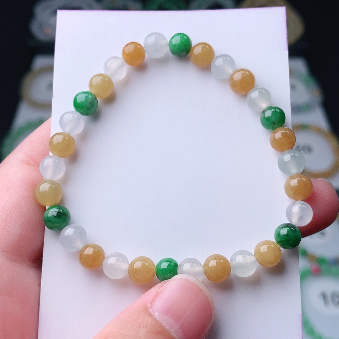 翡翠手串未镶嵌翡翠