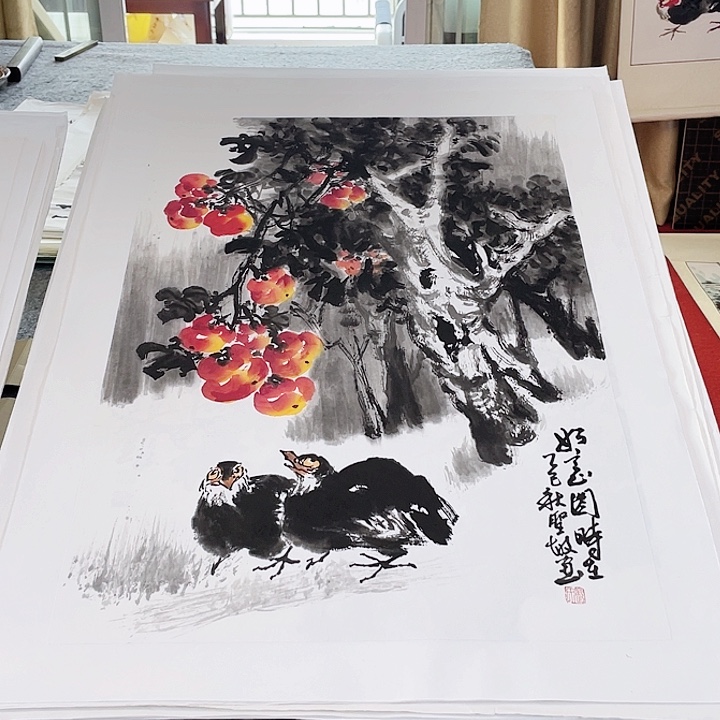 国画张圣敏先生纯手绘作品