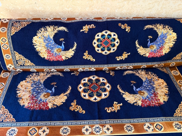 新款藏式床卡垫沙发垫雪尼尔刺绣防滑加厚高档款西藏邮政包邮