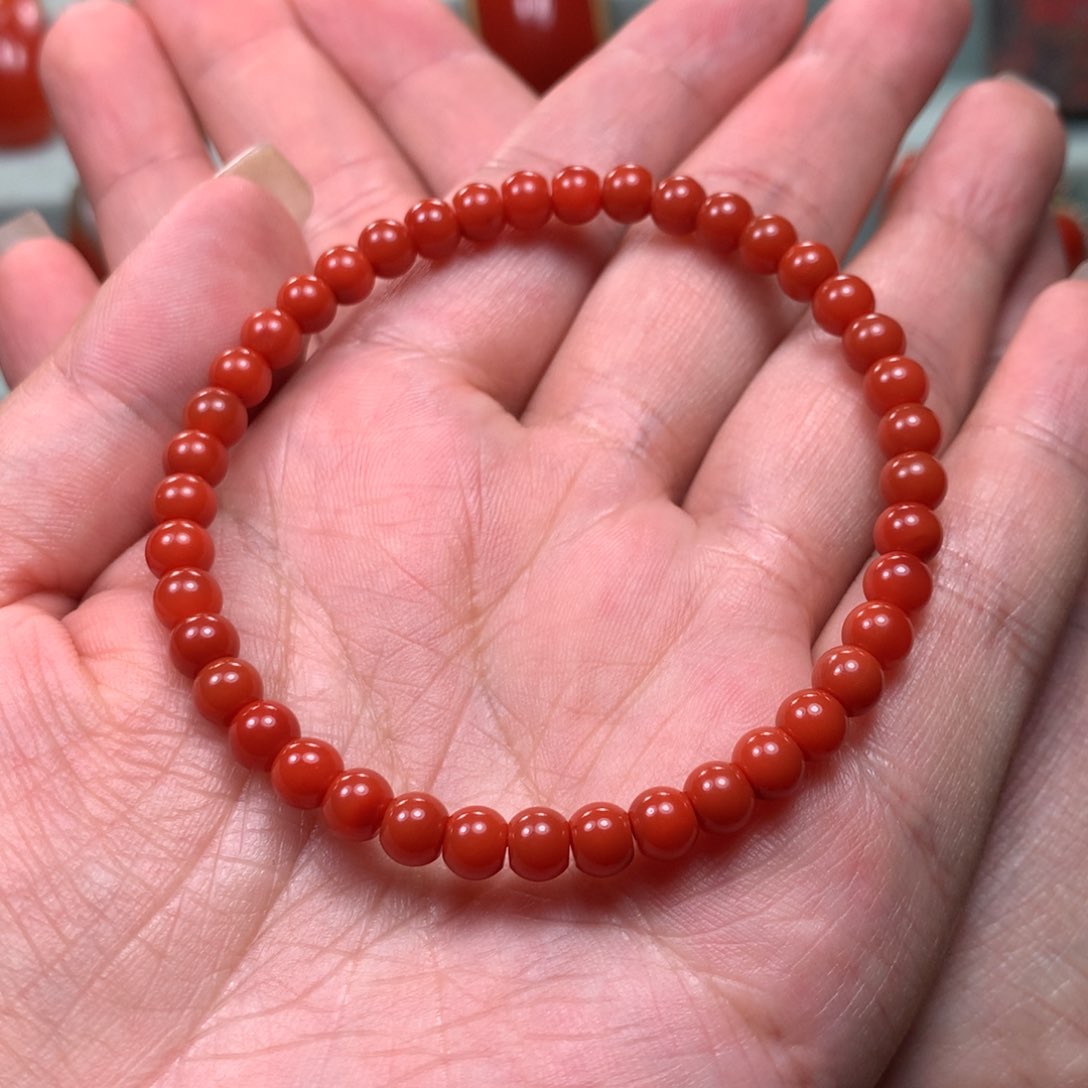 未镶嵌手串南红玛瑙