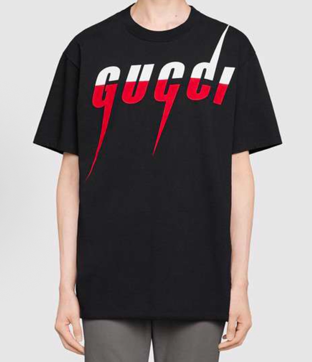 99新 GUCCI/古驰 爆款闪电短袖/XXXL码/领表丢失/Y8353