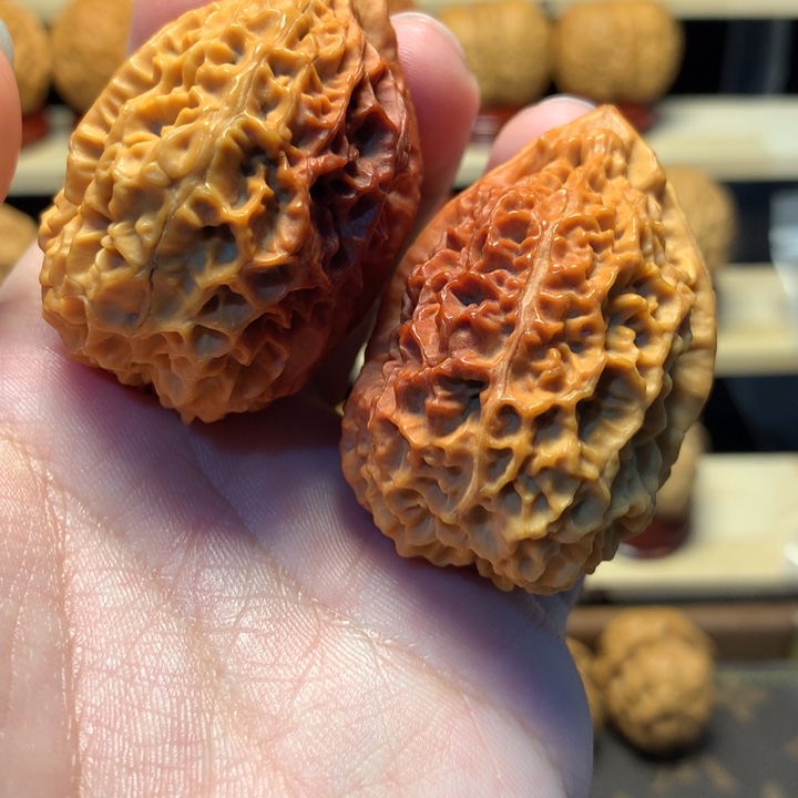 把件文玩核桃48朱雀70克