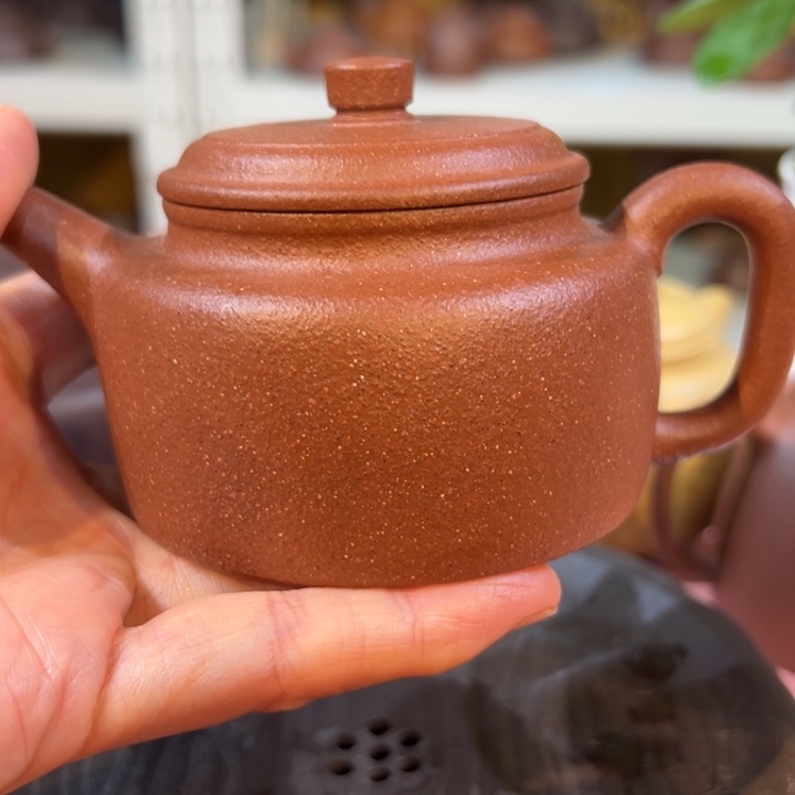 茶壶紫砂紫泥德中180cc