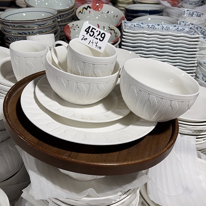 瓷微瑕外贸餐具4529