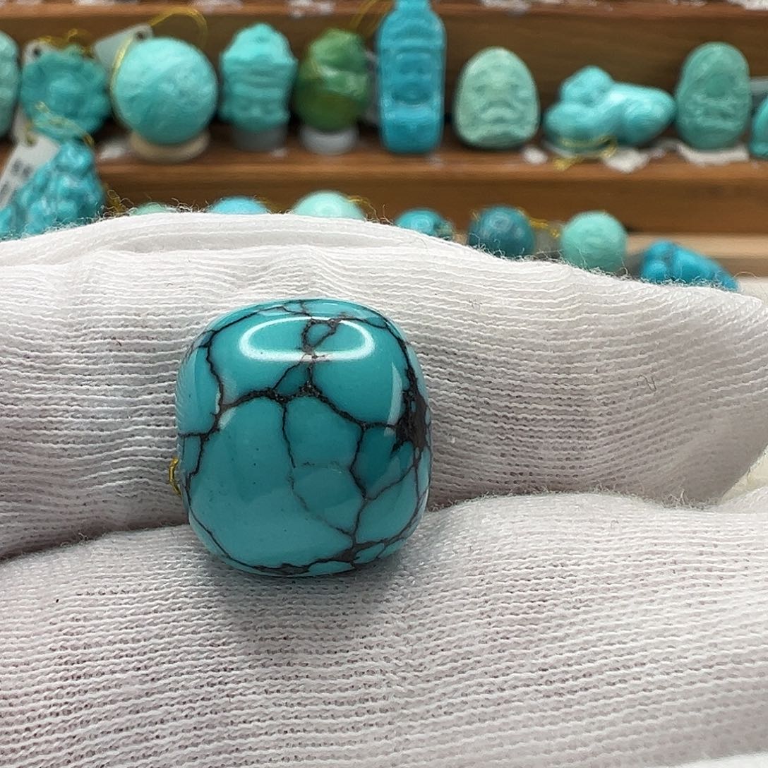 绿松石老型珠 未镶嵌