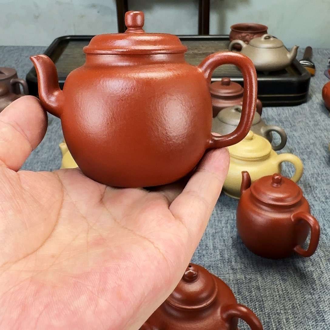茶壶紫砂全手工紫砂壶宫灯