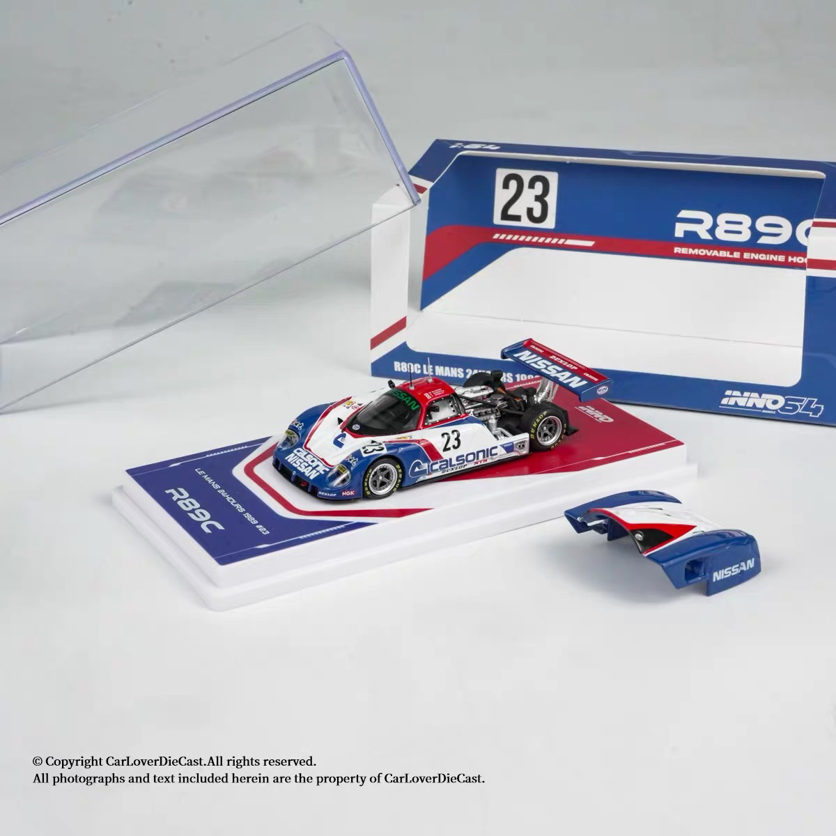 现货INNO 1:64 尼桑日产 Nissan R89C LE MANS 1989 23# 汽车模型