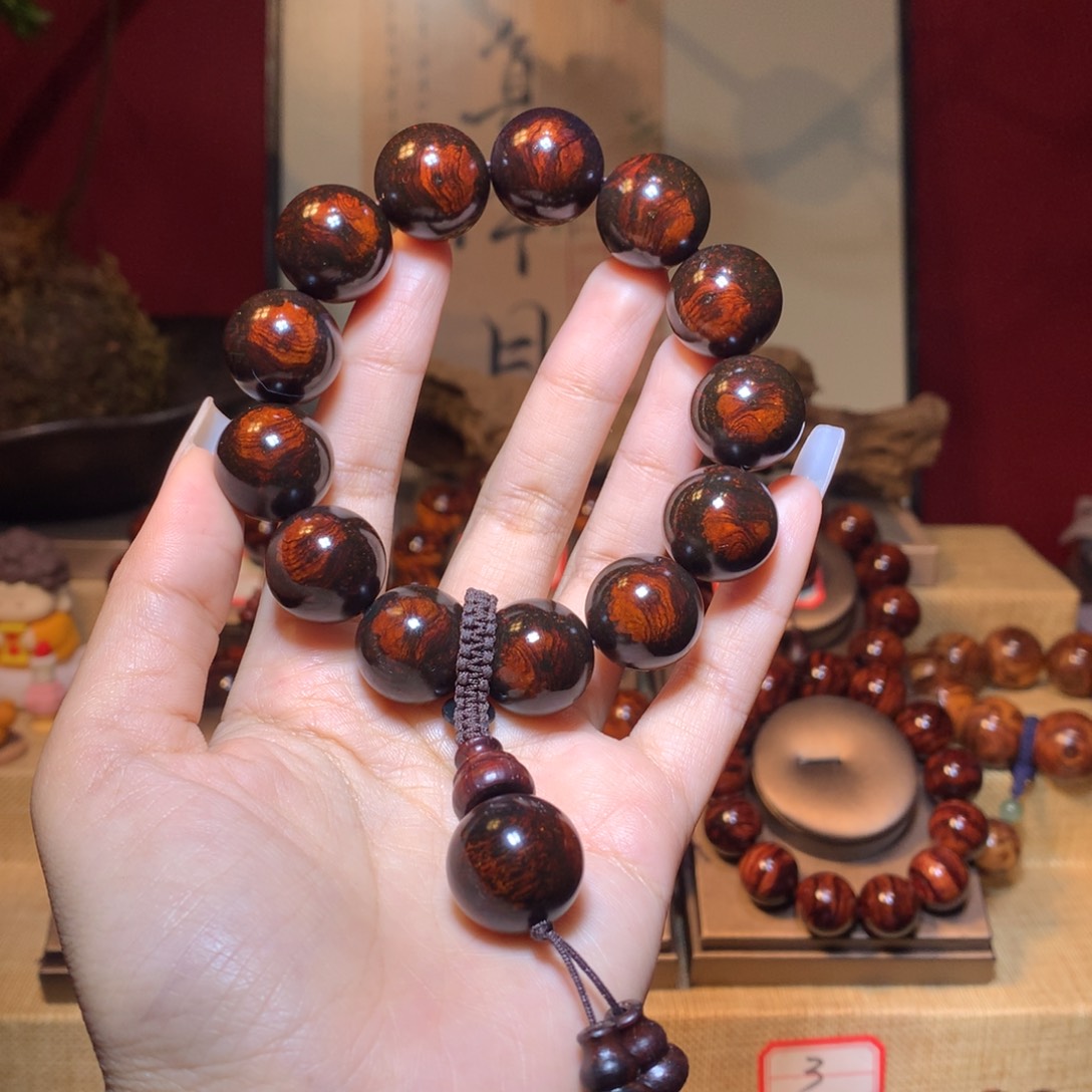 手串/手链黄花梨/降香黄檀福**?