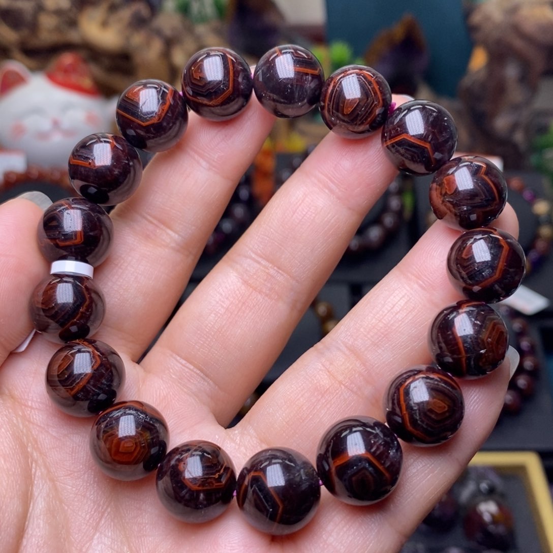 水晶A014极光八卦眼单圈12m未镶嵌