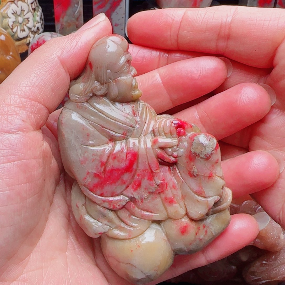 昌化鸡血石1**熊昌化鸡血石