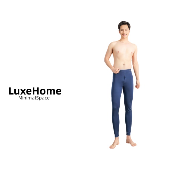 280g秋冬男士抑菌蚕丝绵羊毛打底裤 K8012  K