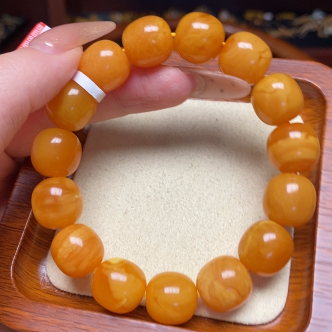 【闪购商品】蜜蜡手链未镶嵌手串