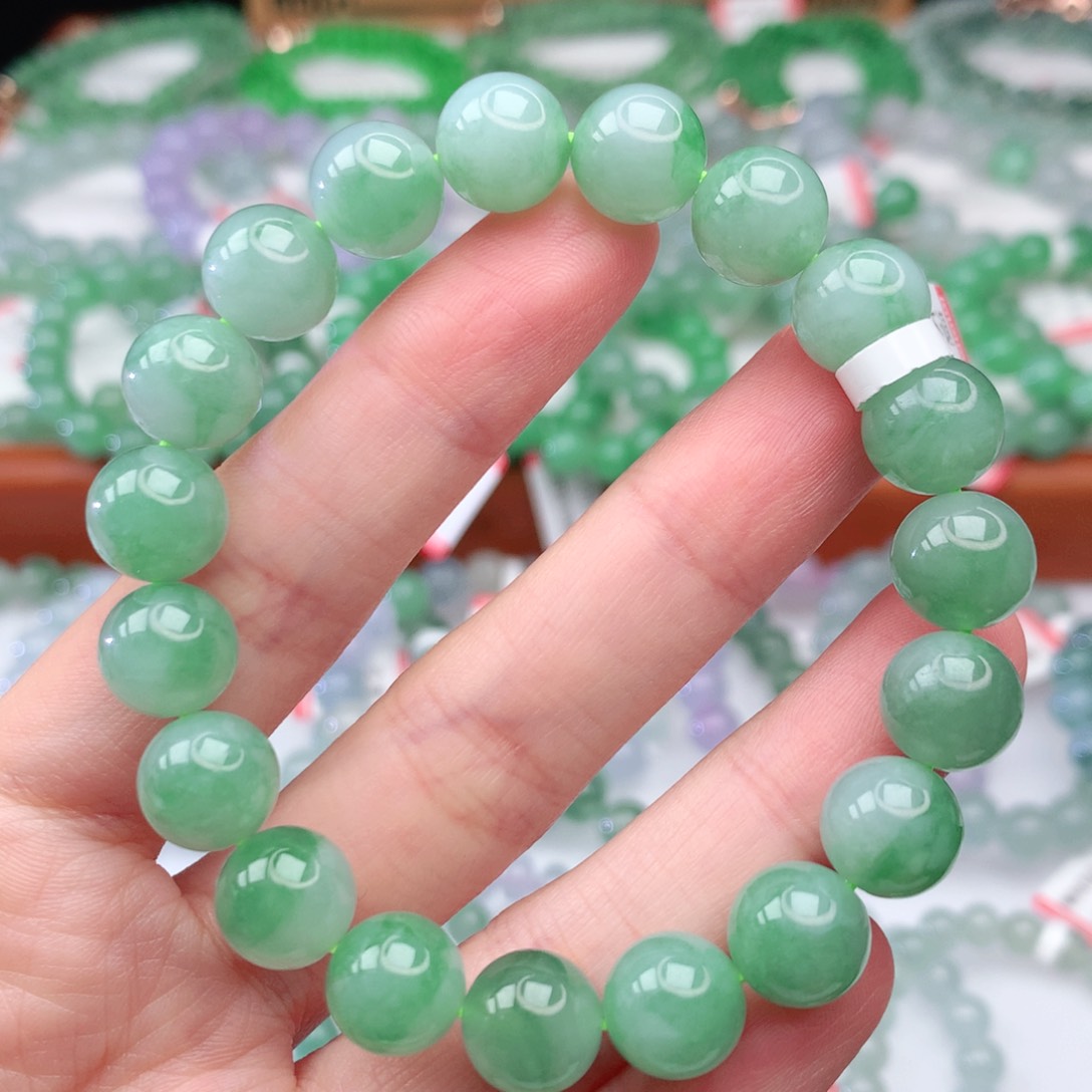 翡翠手链未镶嵌翡翠10mm