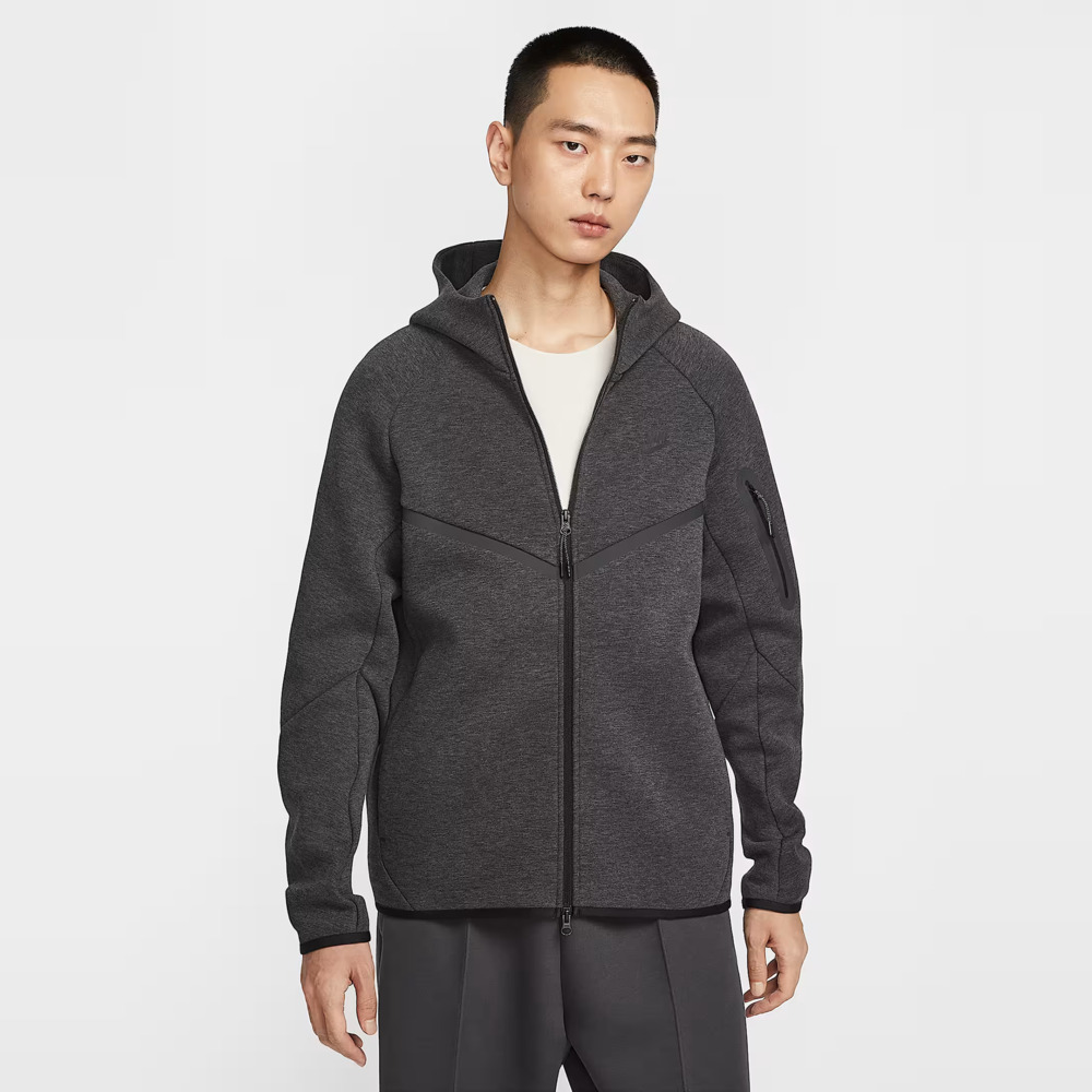 NIKE耐克男子AS M NK TCH FLC FZ WR HOODIE连帽外套HV0950-032