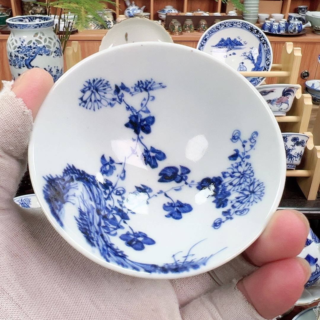 一*柴窑茶具茶壶茶杯