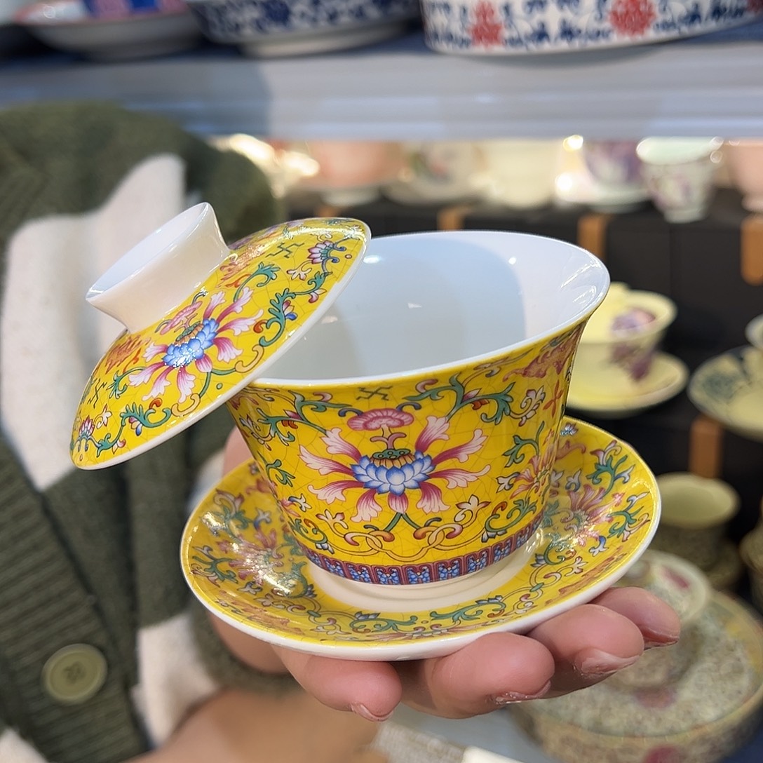 盖碗很漂亮我很喜欢