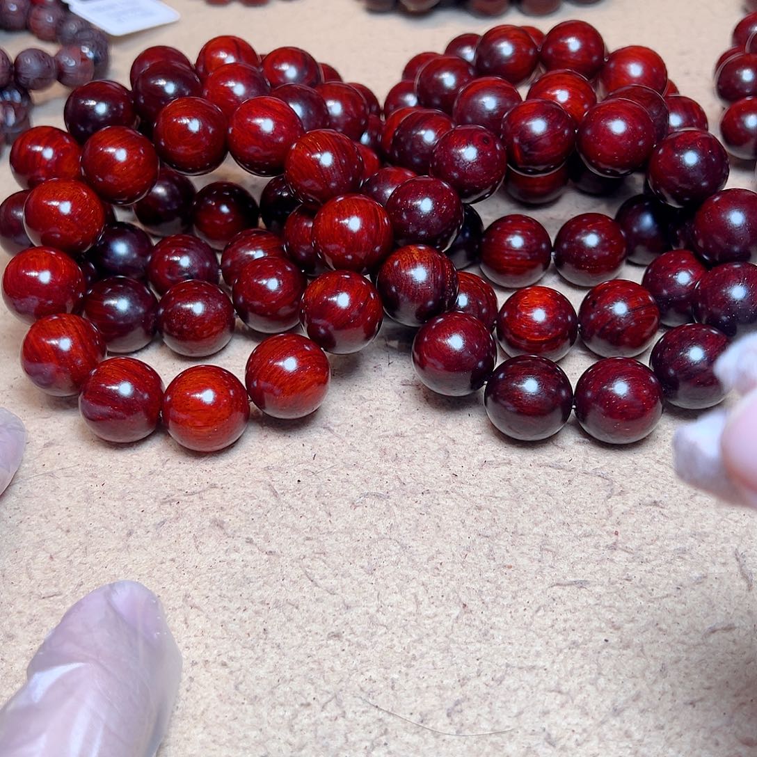 手串/手链小叶紫檀2.0黑飘红金星高油密毕业款头货