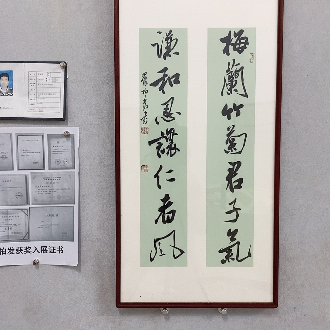 书法罗柏发老师作品