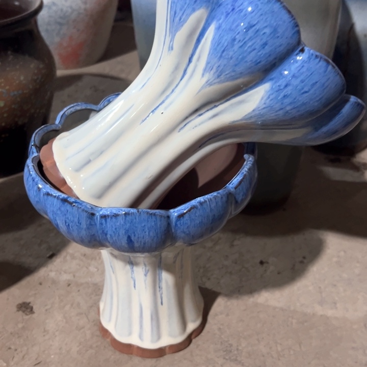 红陶瑕疵18-21两个