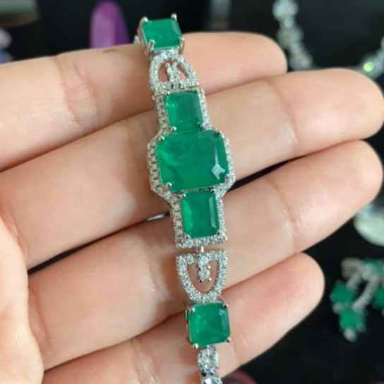 红宝石戒指银S925镶嵌