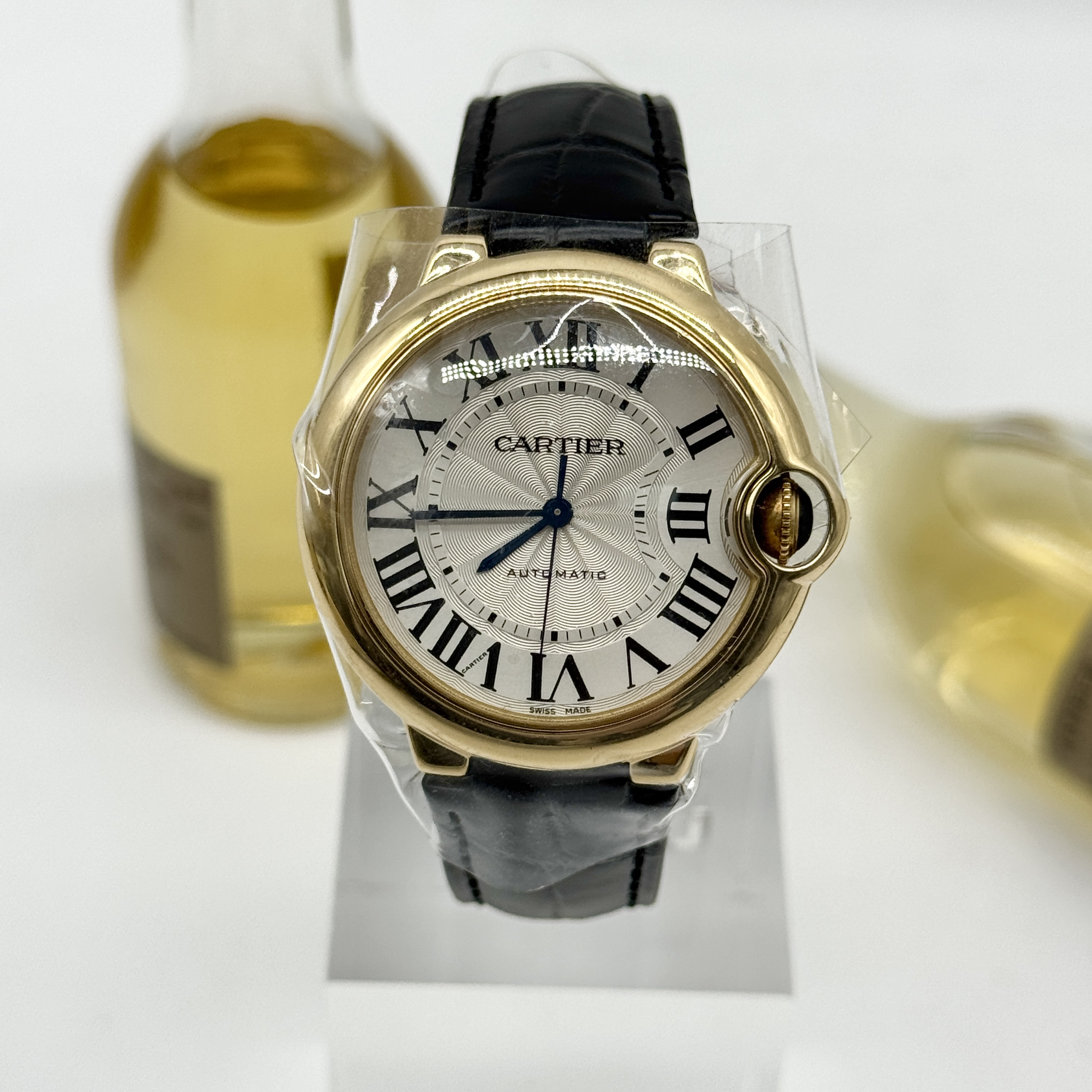 99新 Cartier/卡地亚 蓝气球系列 自动机械 18k黄金 36.6mm 单表
