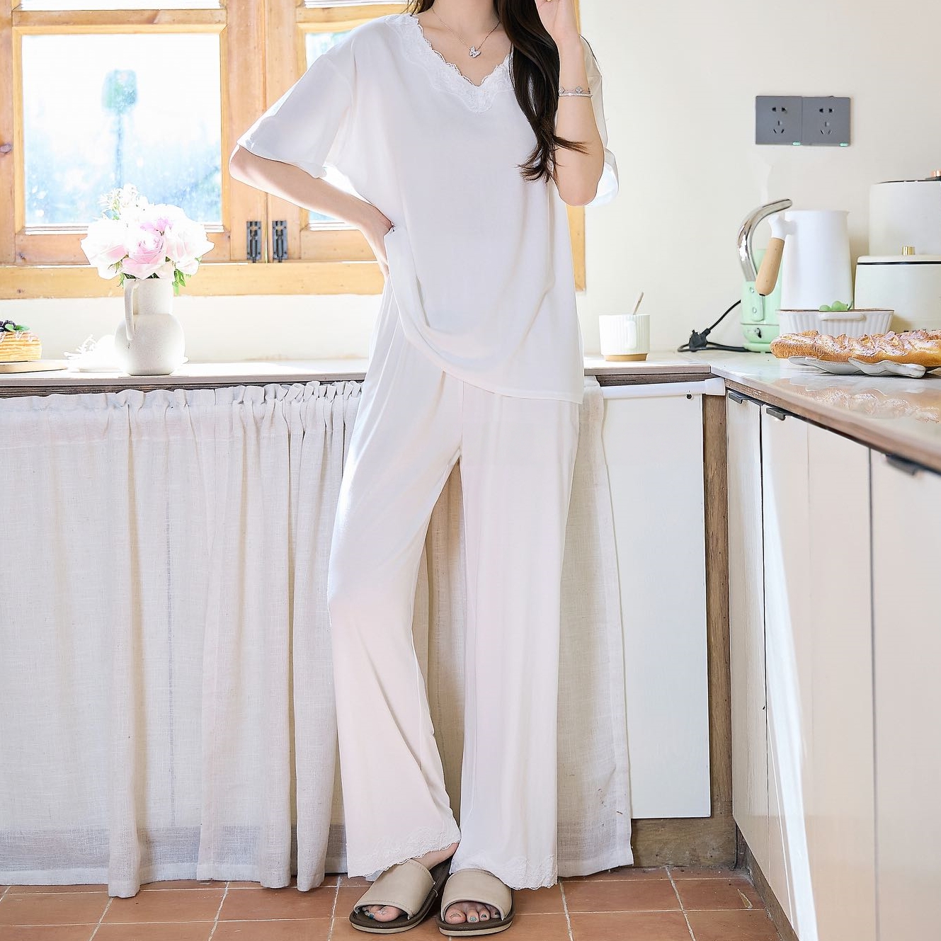 Z.X   莱赛尔睡衣居家服套装  8915