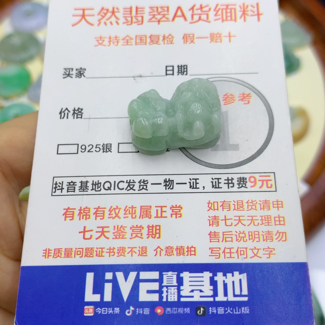 翡翠颈饰未镶嵌翡翠