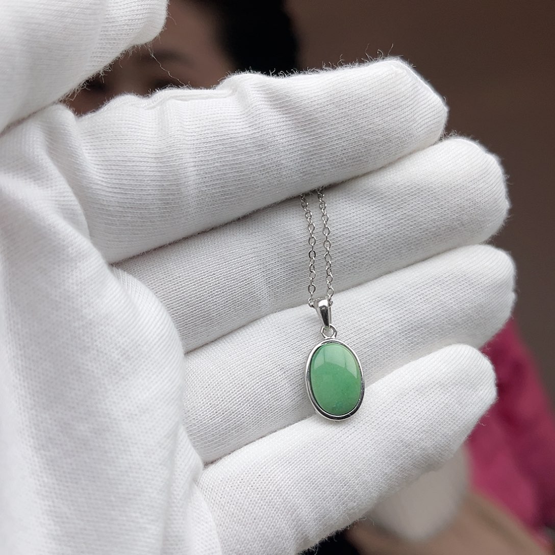 绿松石珠宝奇石银S925镶嵌