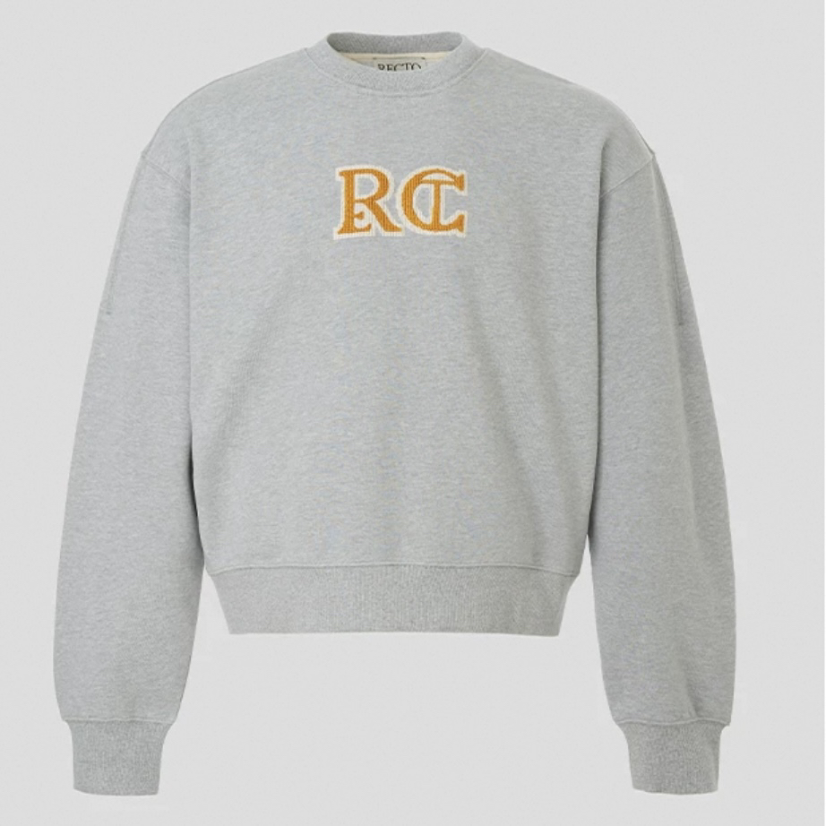 RECTO RC经典刺绣卫衣短款