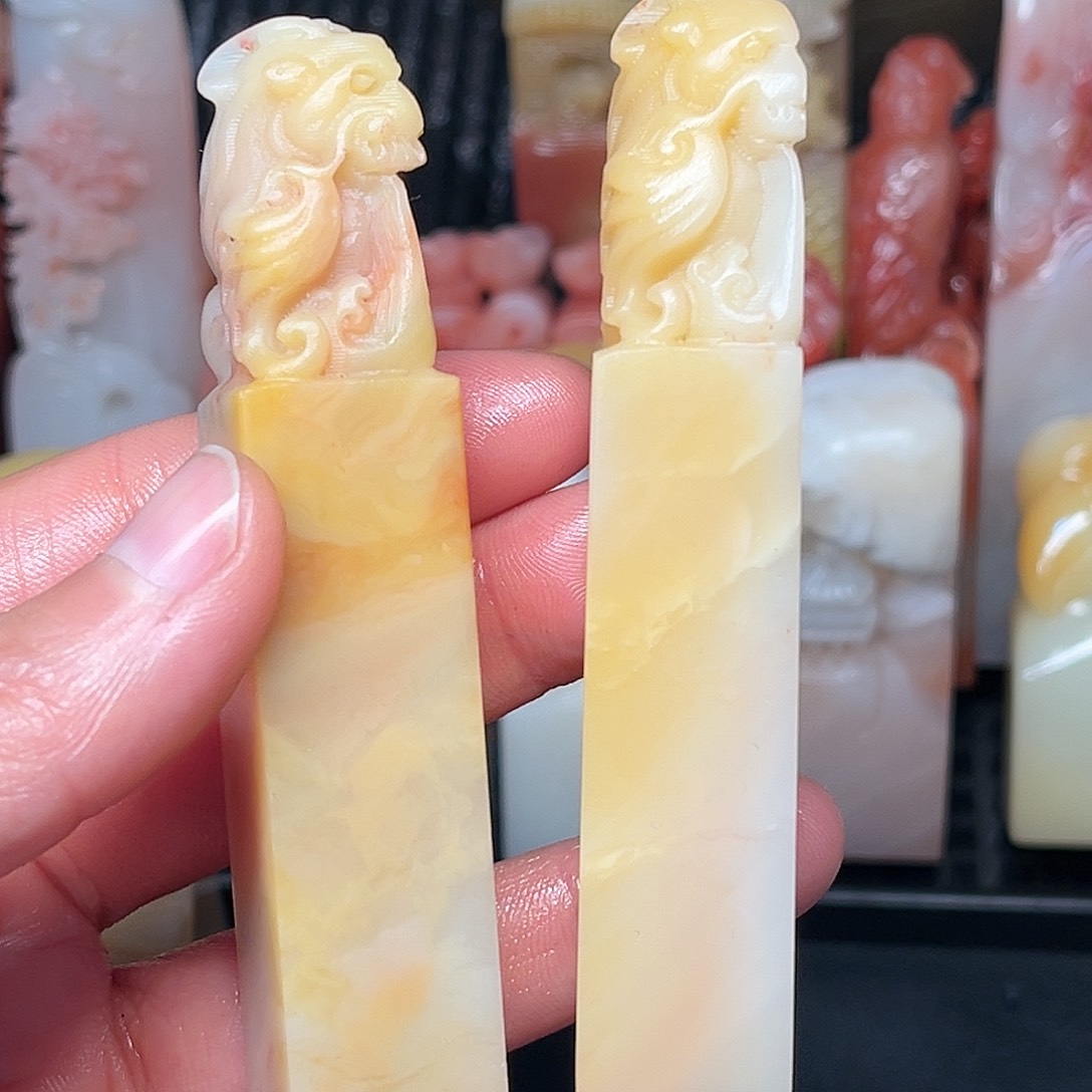 寿山石印石你要吃好睡