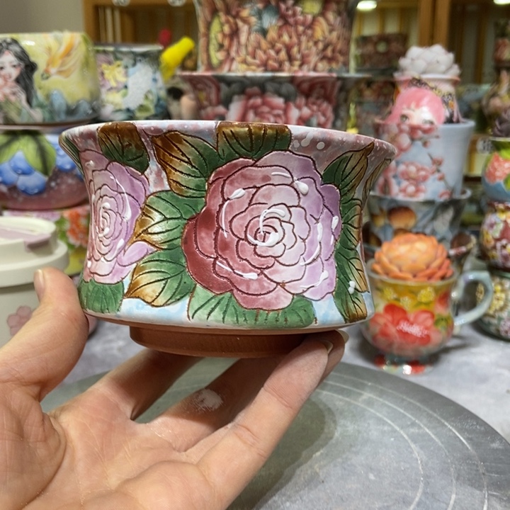 景德镇艺术手绘作品
