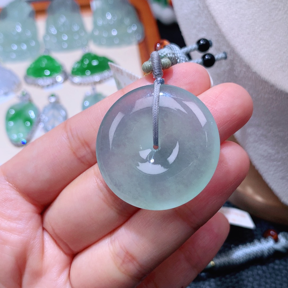 颈饰未镶嵌翡翠扣子34*6