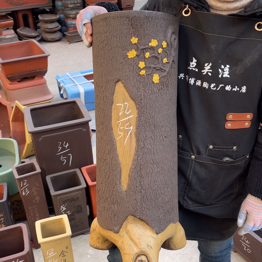 紫砂花盆盆景艺术