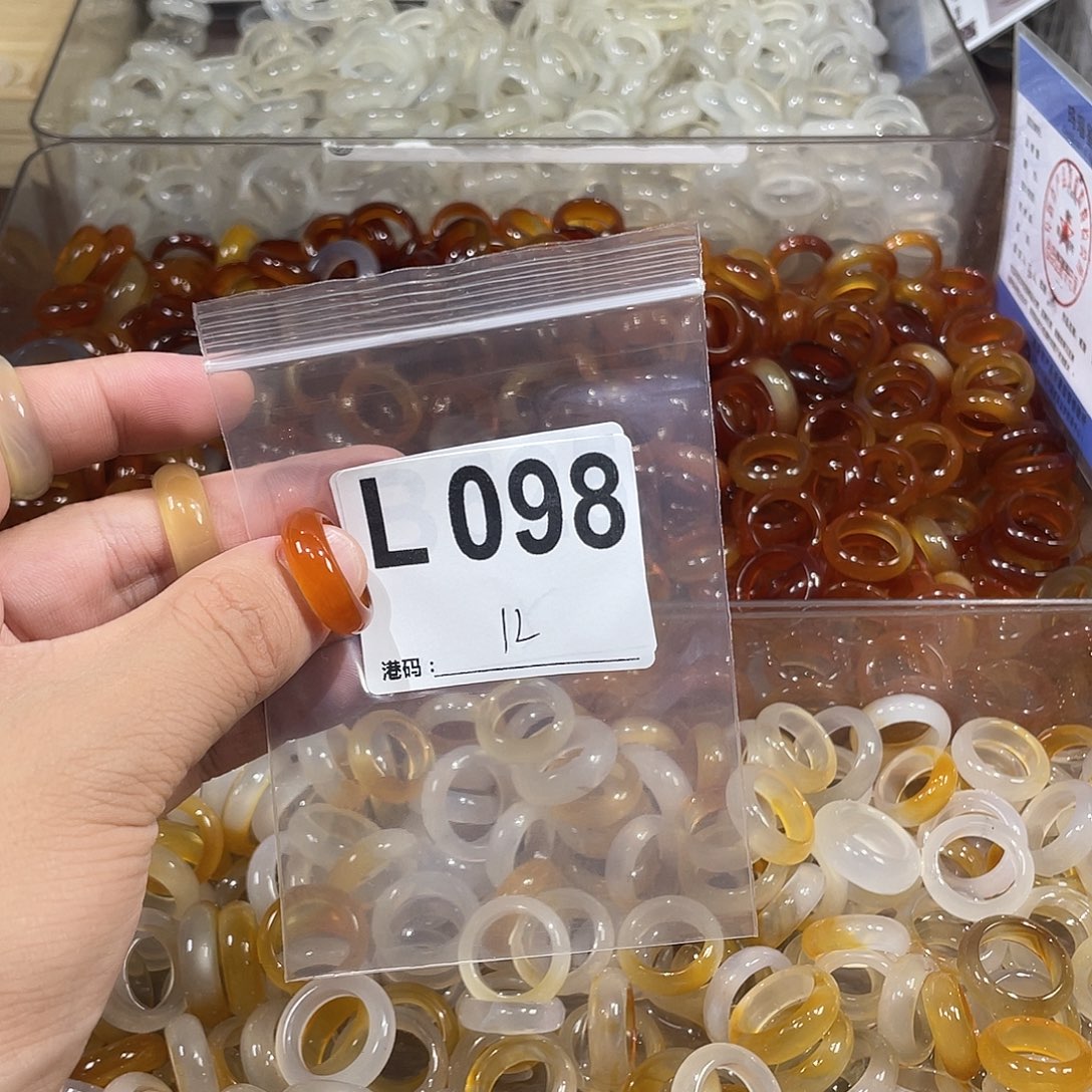 合金戒指玛瑙/玉髓098
