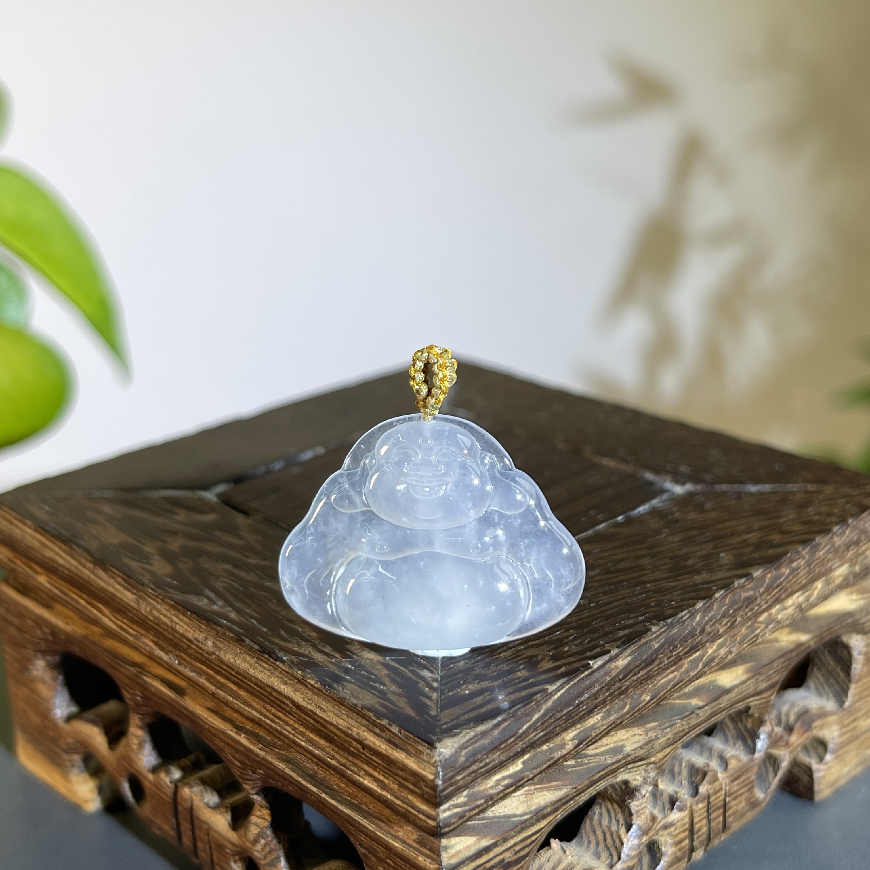 JXW24-118 天然翡翠缅甸A货 佛公