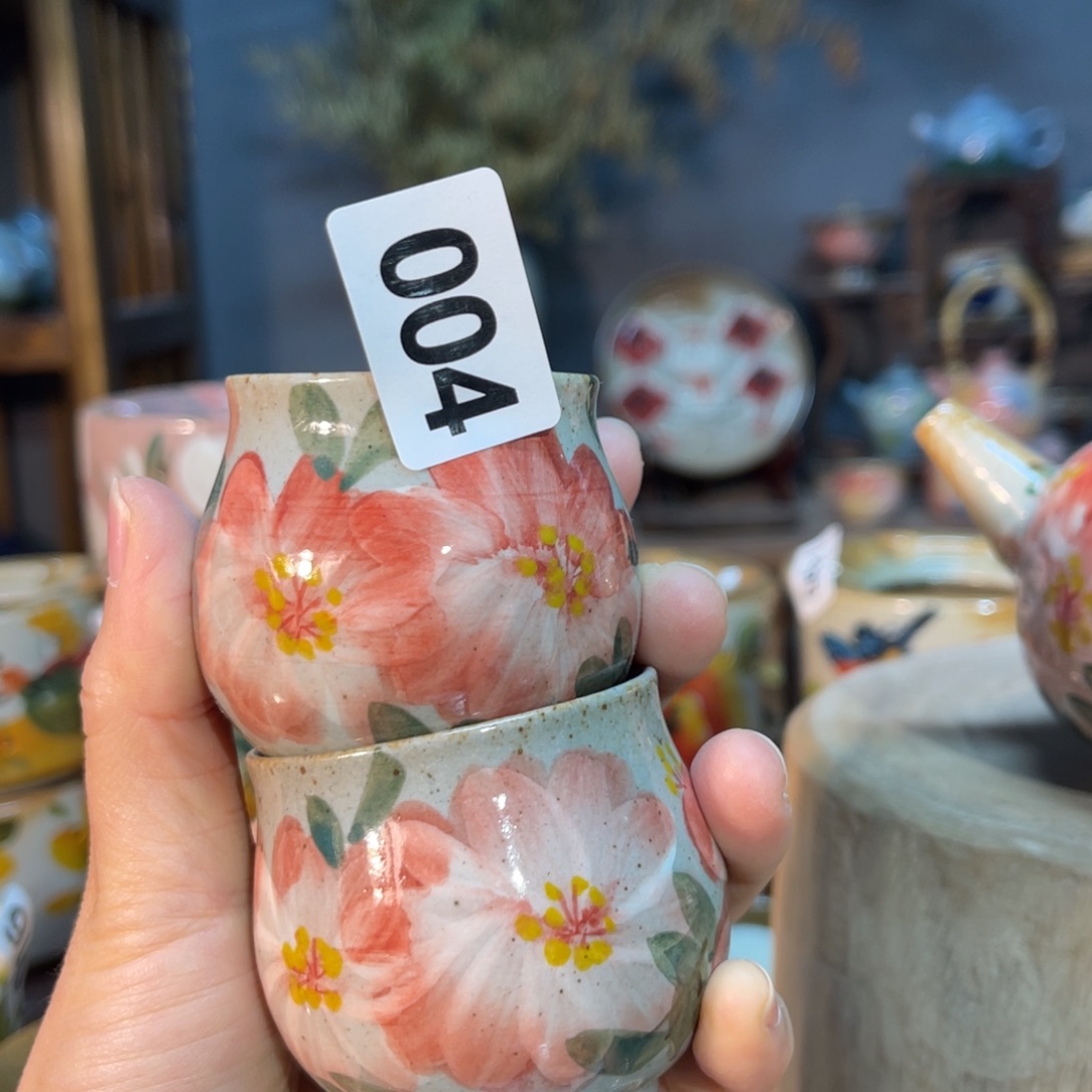 杯素浅陶瓷手工手绘