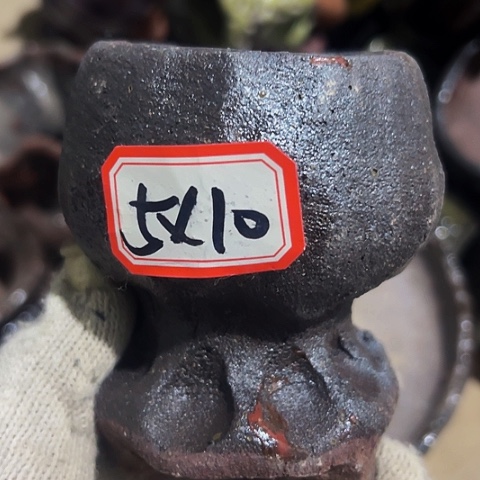 红陶粗陶花盆手工