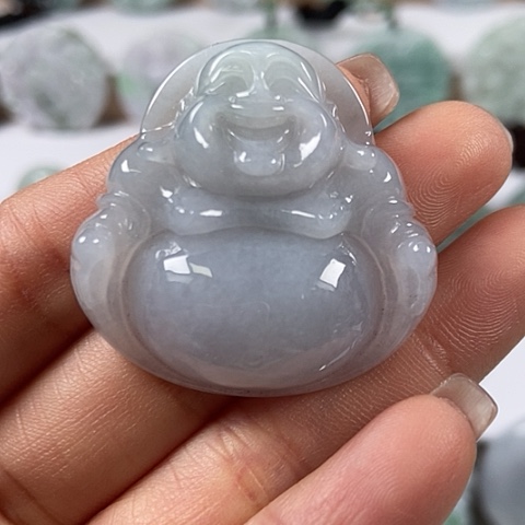 翡翠颈饰未镶嵌大佛福利